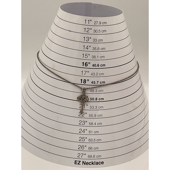 Vintage Gold Tone Key Pendant Necklace Adjustable Chain - Picture 5 of 5